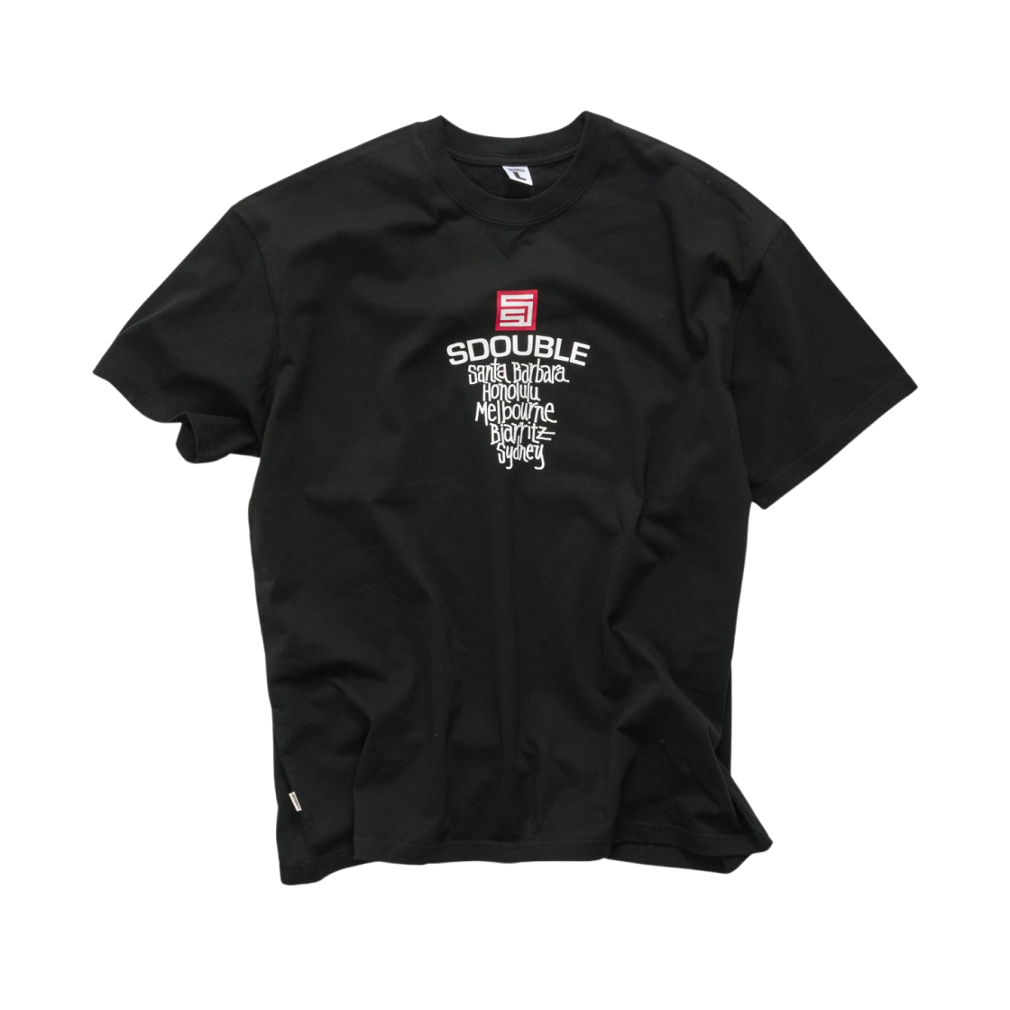 SD025S1002 S/Double Cities T-Shirt Black