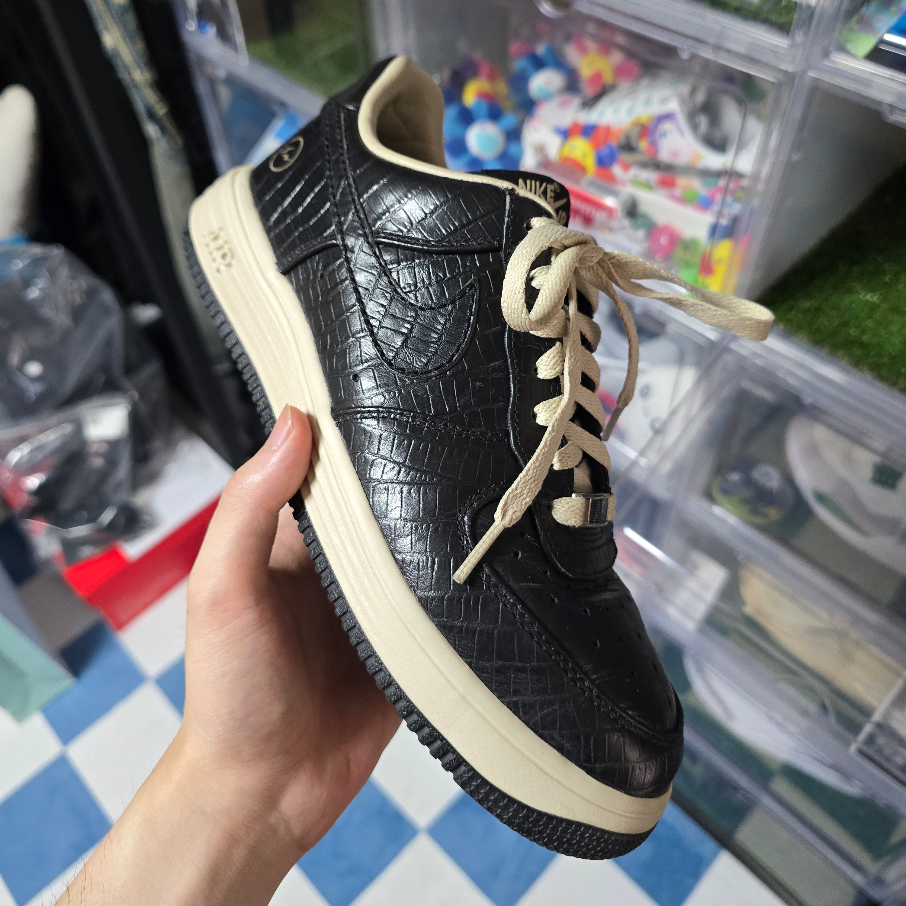 Nike x Fragment Lunar Force 1 Low Premium SP Croc 착용 스타일