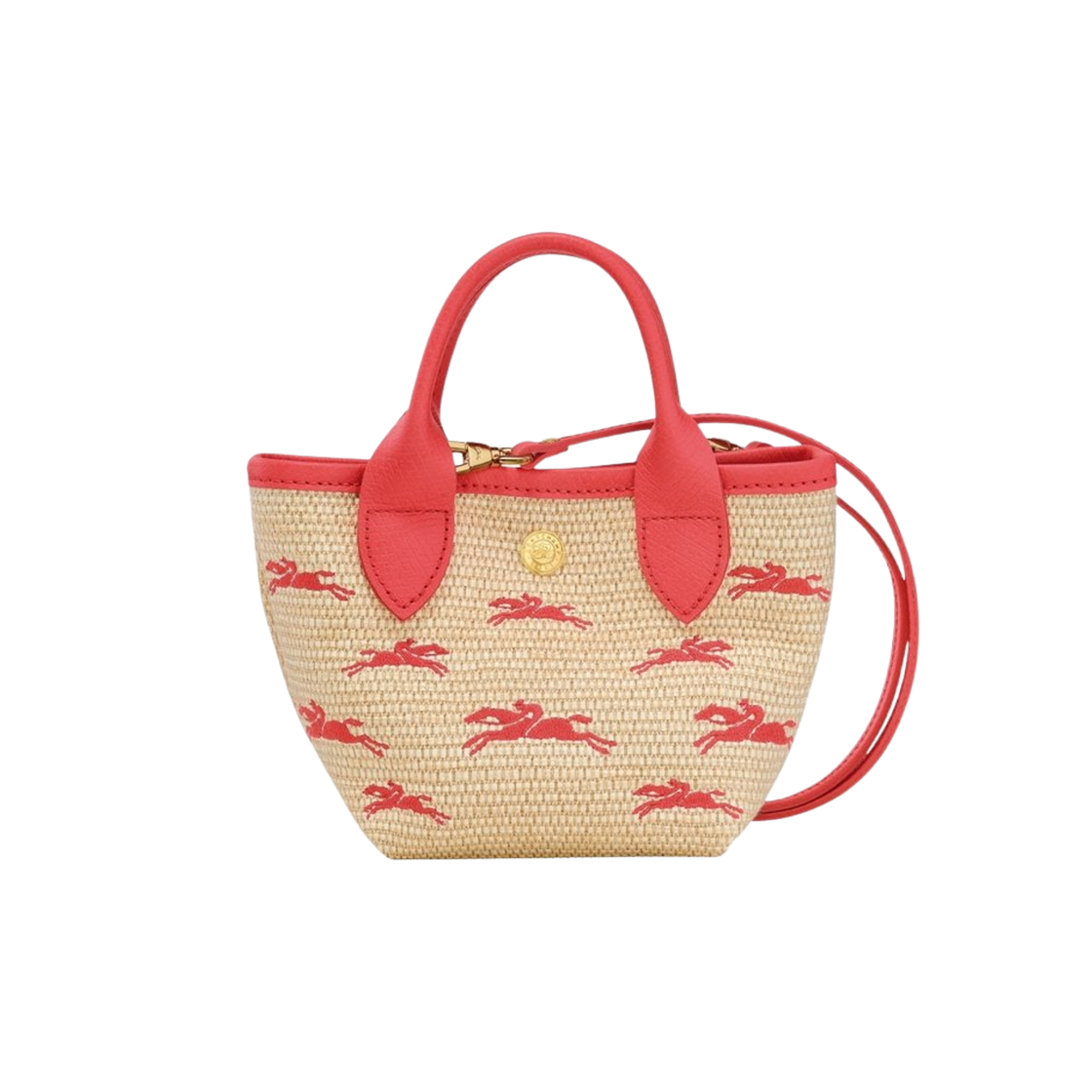 롱샴 르 파니에 플리아쥬 XS 베스킷백 스트로베리(Longchamp Le Panier Pliage XS Basket Bag Strawberry) - 1