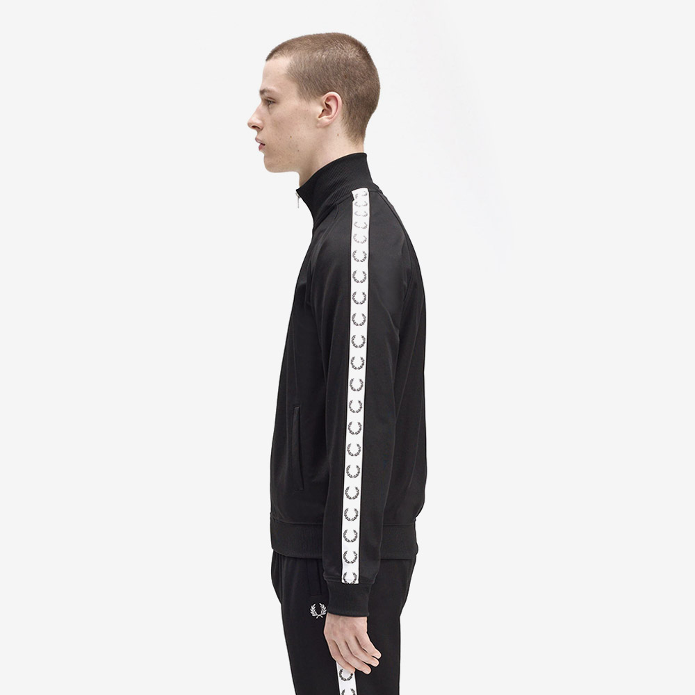 프레드페리 테잎 트랙 재킷 블랙(Fred Perry Taped Track Jacket Black) - 3