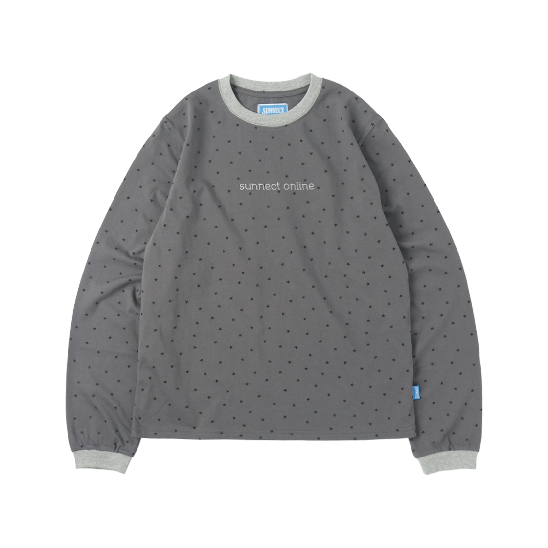 SNCT25FTO009CC SUNNECT Galaxy Long Sleeve T-Shirt Charcoal