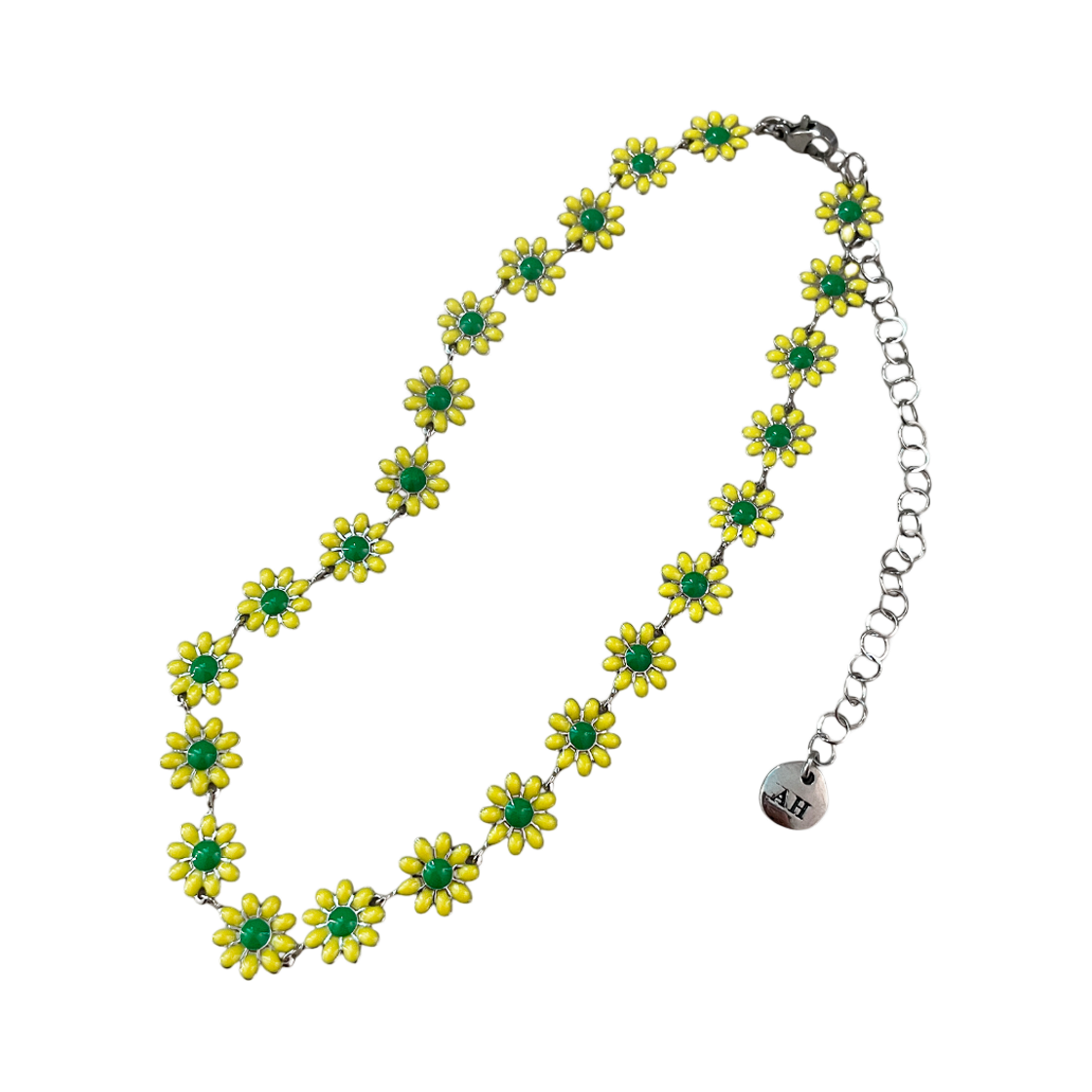 어거스트하모니 섬머 데이지 초커 레몬(August Harmony Summer Daisy Choker Lemon)
