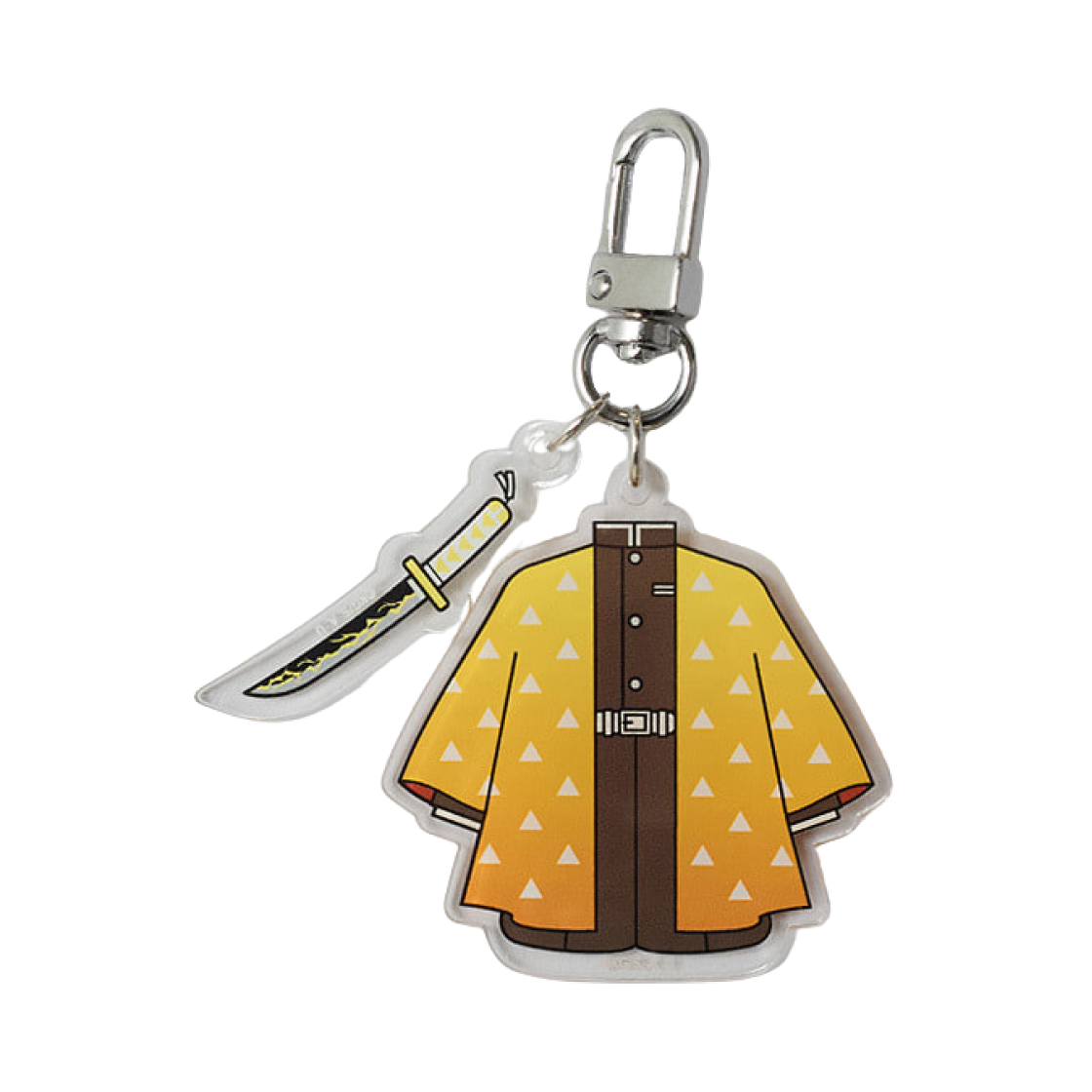 스파오 x 귀멸의 칼날 젠이츠 키링 옐로우(Spao x Demon Slayer Zenitsu Keyring Yellow)