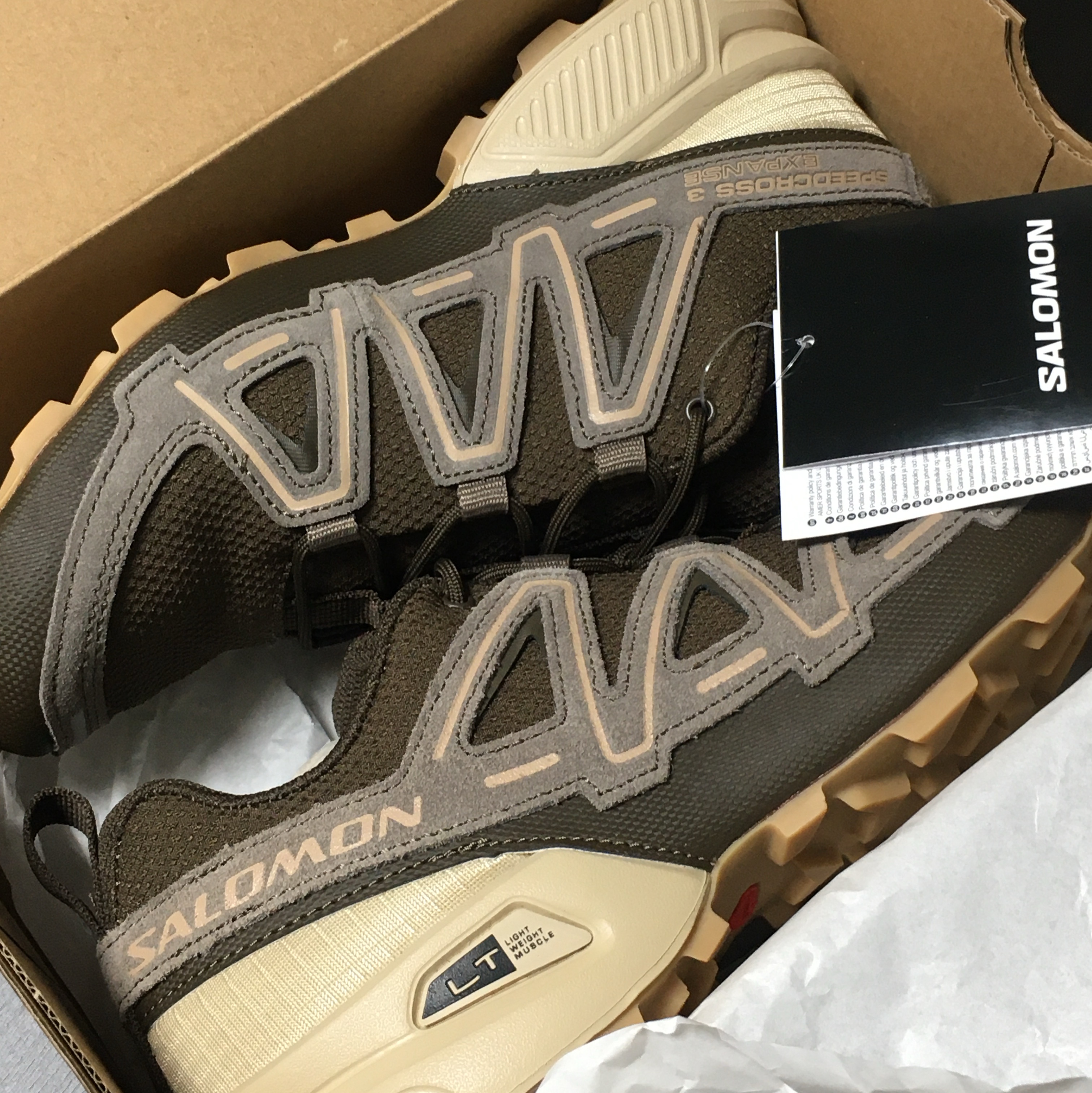 Salomon Speedcross 3 Expanse Wren White Pepper 착용 스타일