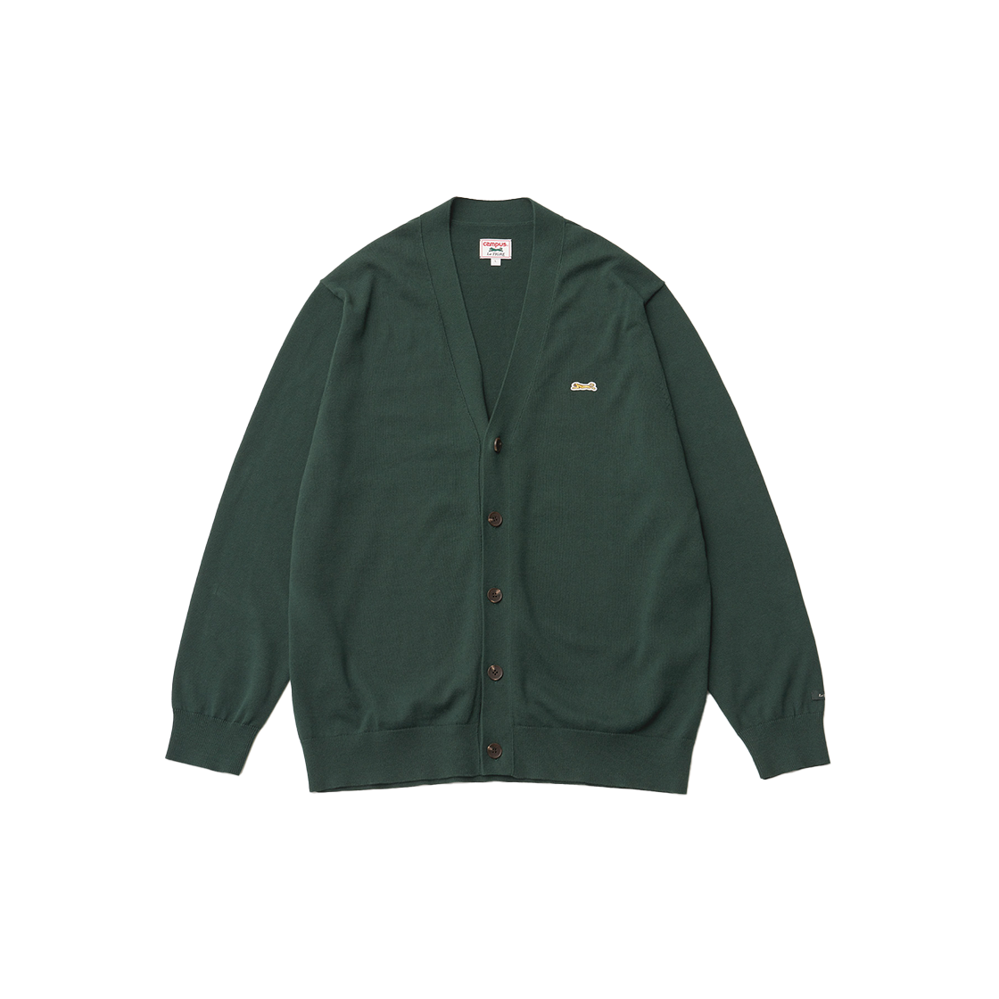 르티그레 클래식 브이넥 가디건 포레스트(Le TIGRE Classic V-neck cardigan Forest)