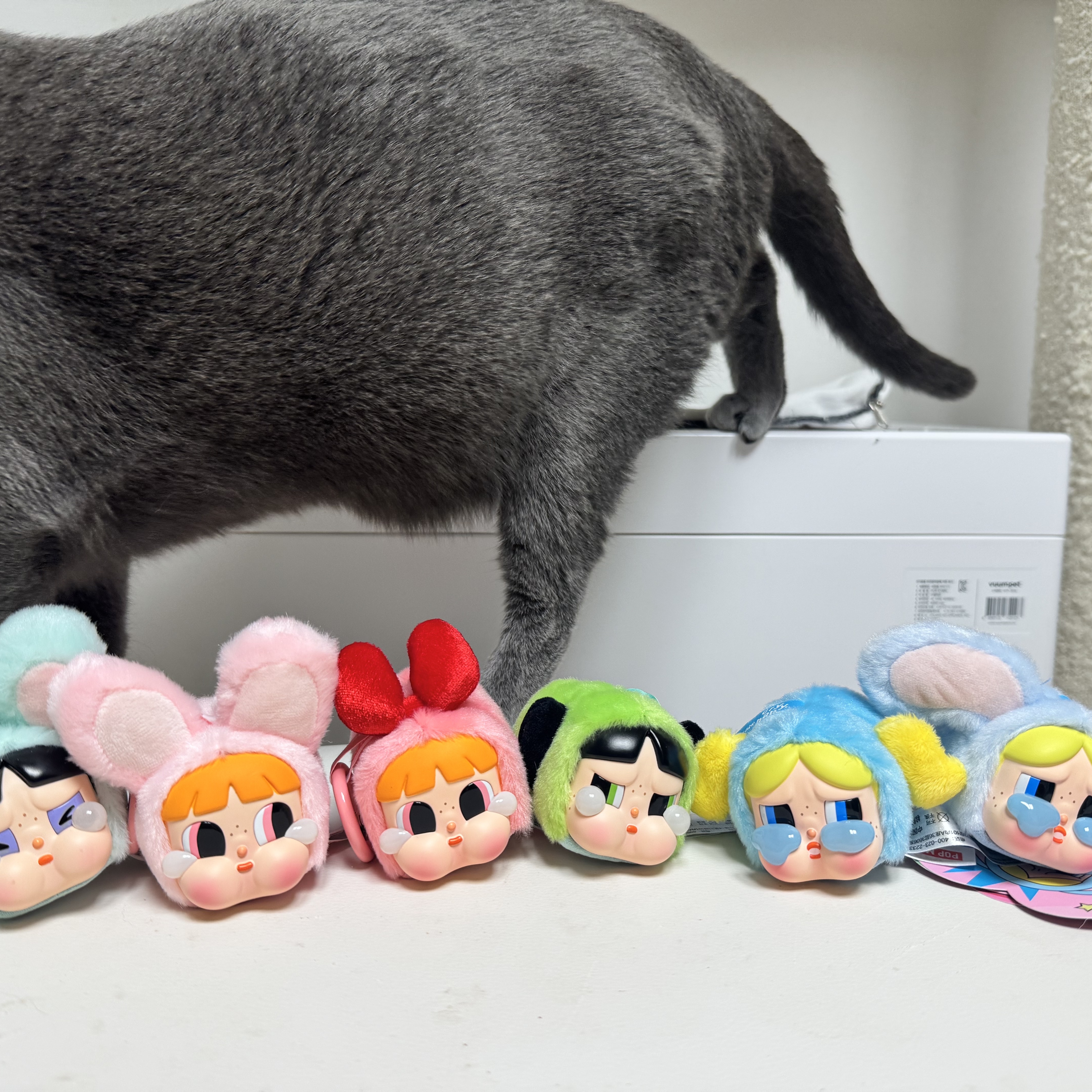 Pop Mart Crybaby x Powerpuff Girls Series Keyring Sealed Case (6 Blind Boxes) 착용 스타일