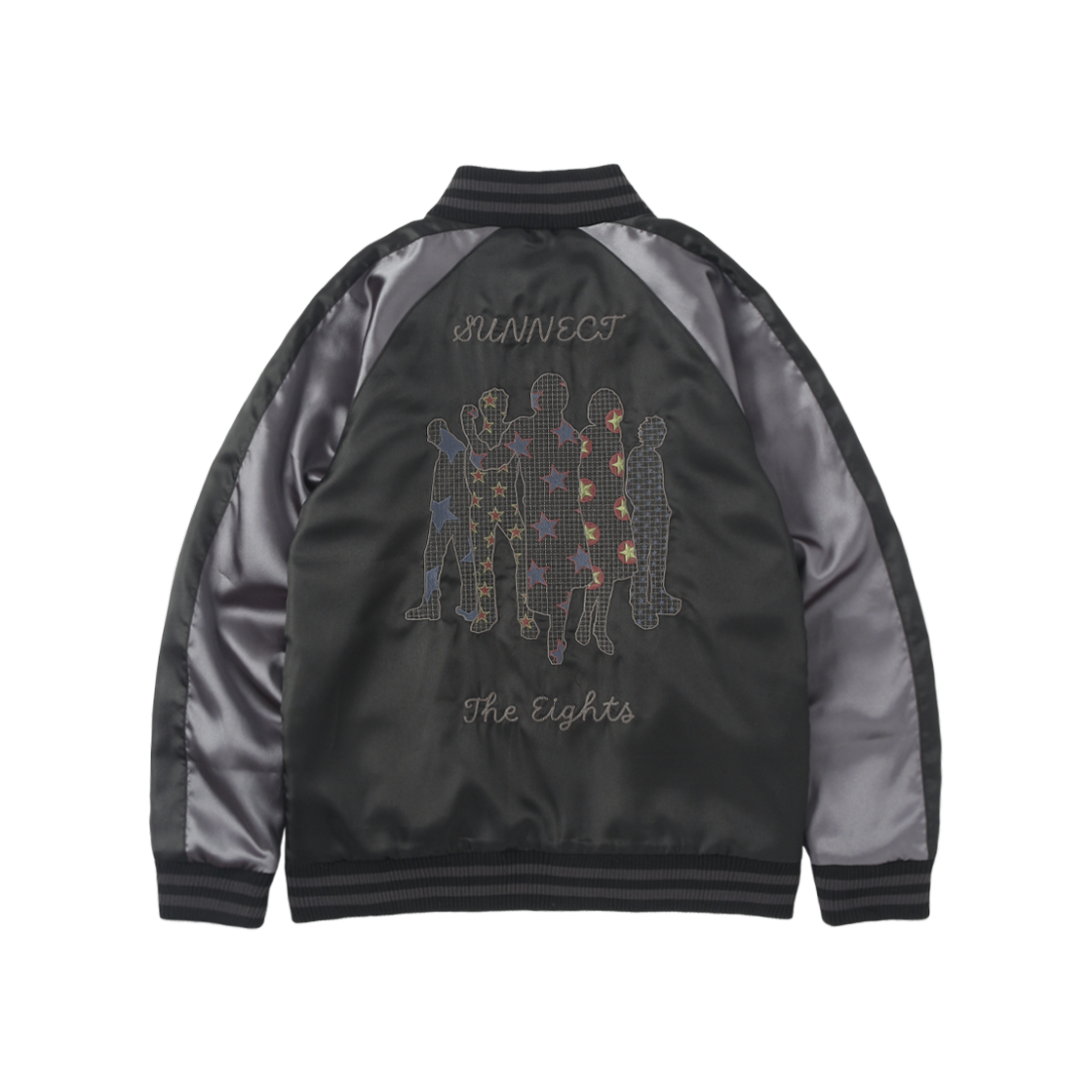 SNCT25FOU007BK SUNNECT CREW Sukajan Black