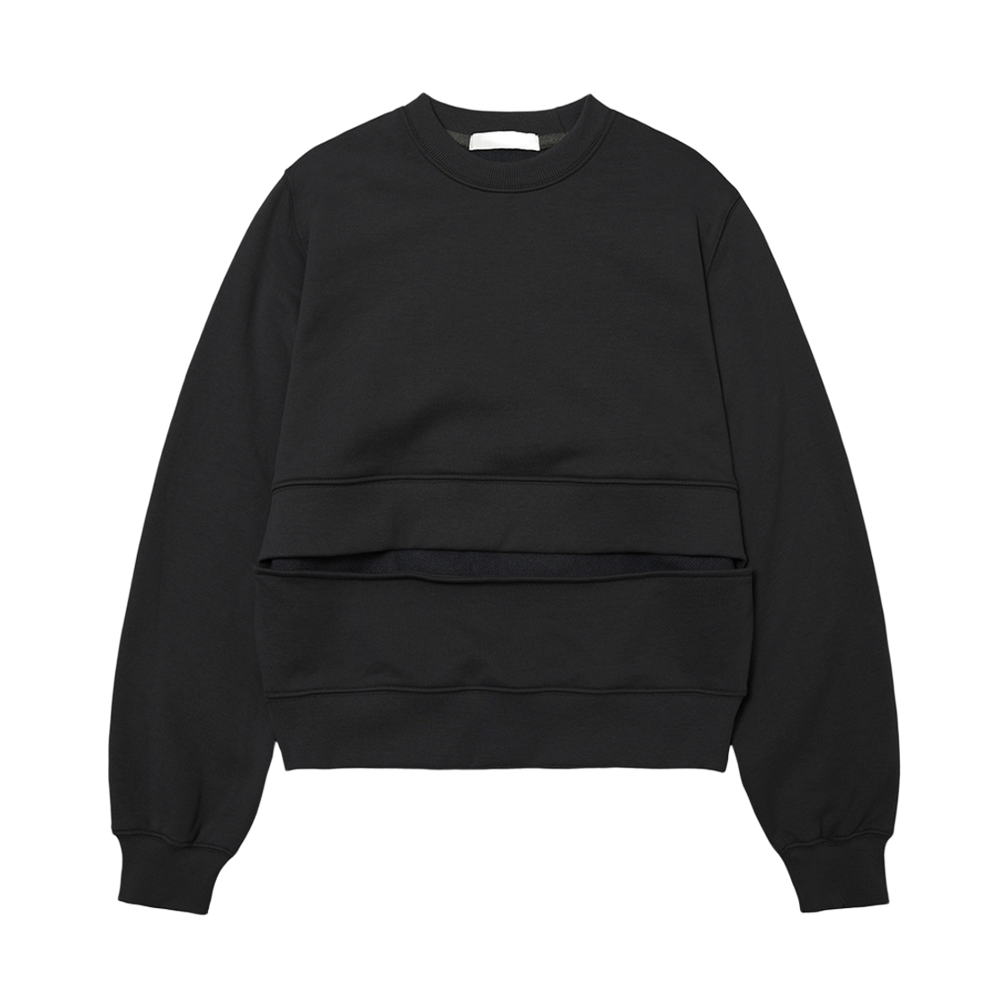 씬 투웨이 스웻셔츠 블랙(SEEN 2Way Sweatshirts Black)
