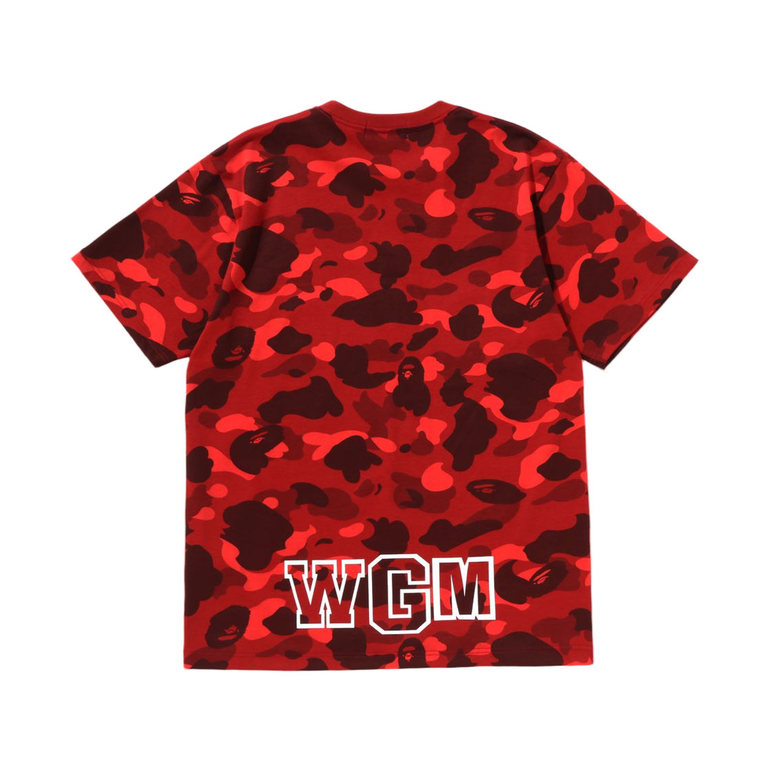 베이프 컬러 카모 샤크 티셔츠 레드(BAPE Color Camo Shark T-Shirt Red) - 2