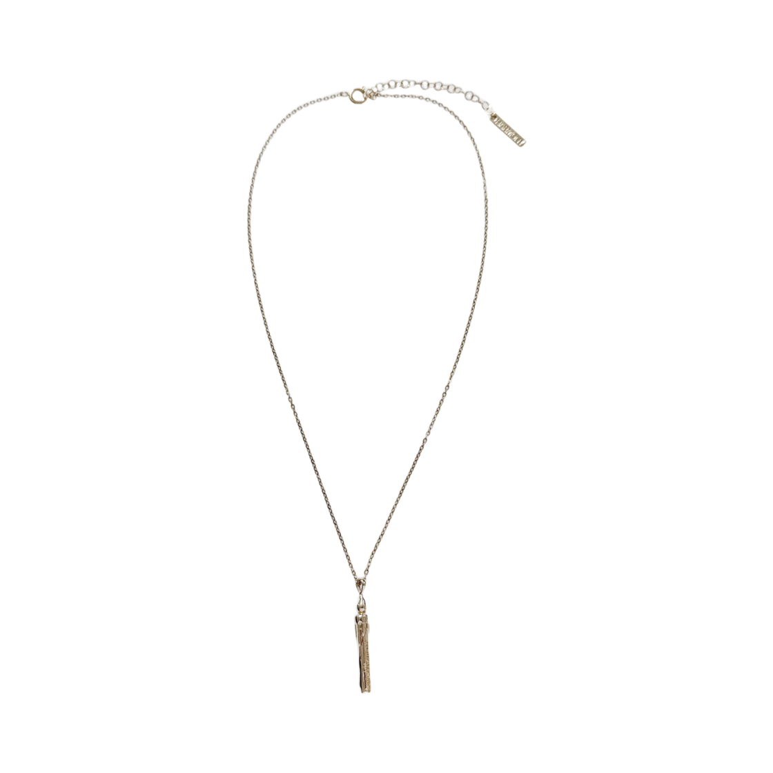 AHNK0035 August Harmony My Candle Necklace Silver