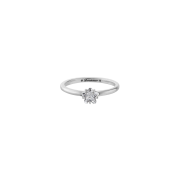 (W) Pandora Celestial Sparkling Star Solitaire Ring Sterling Silver