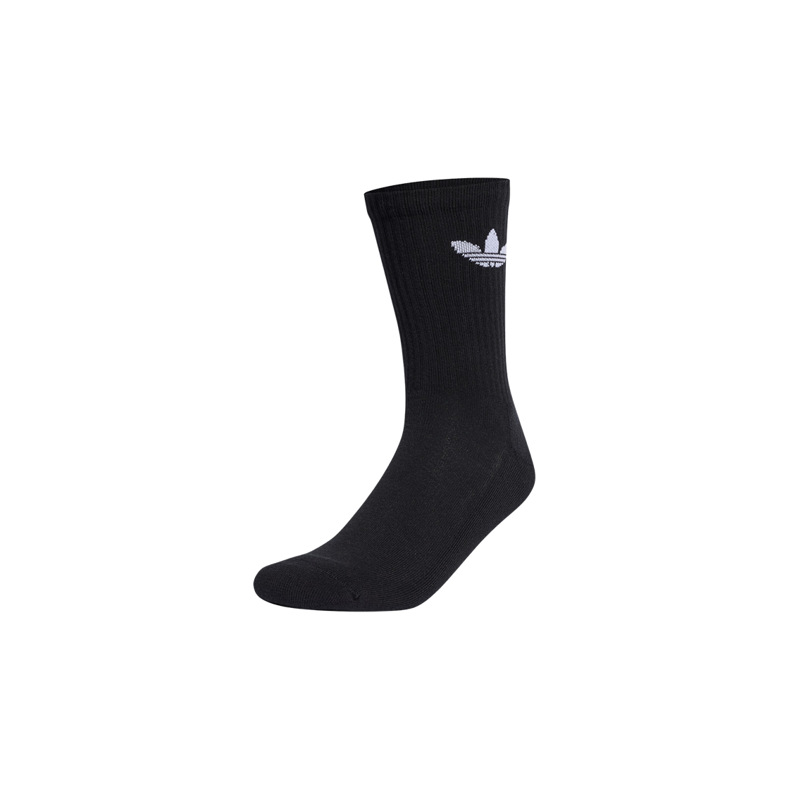 KE1341 Adidas Trefoil Cushioned Crew Socks Black