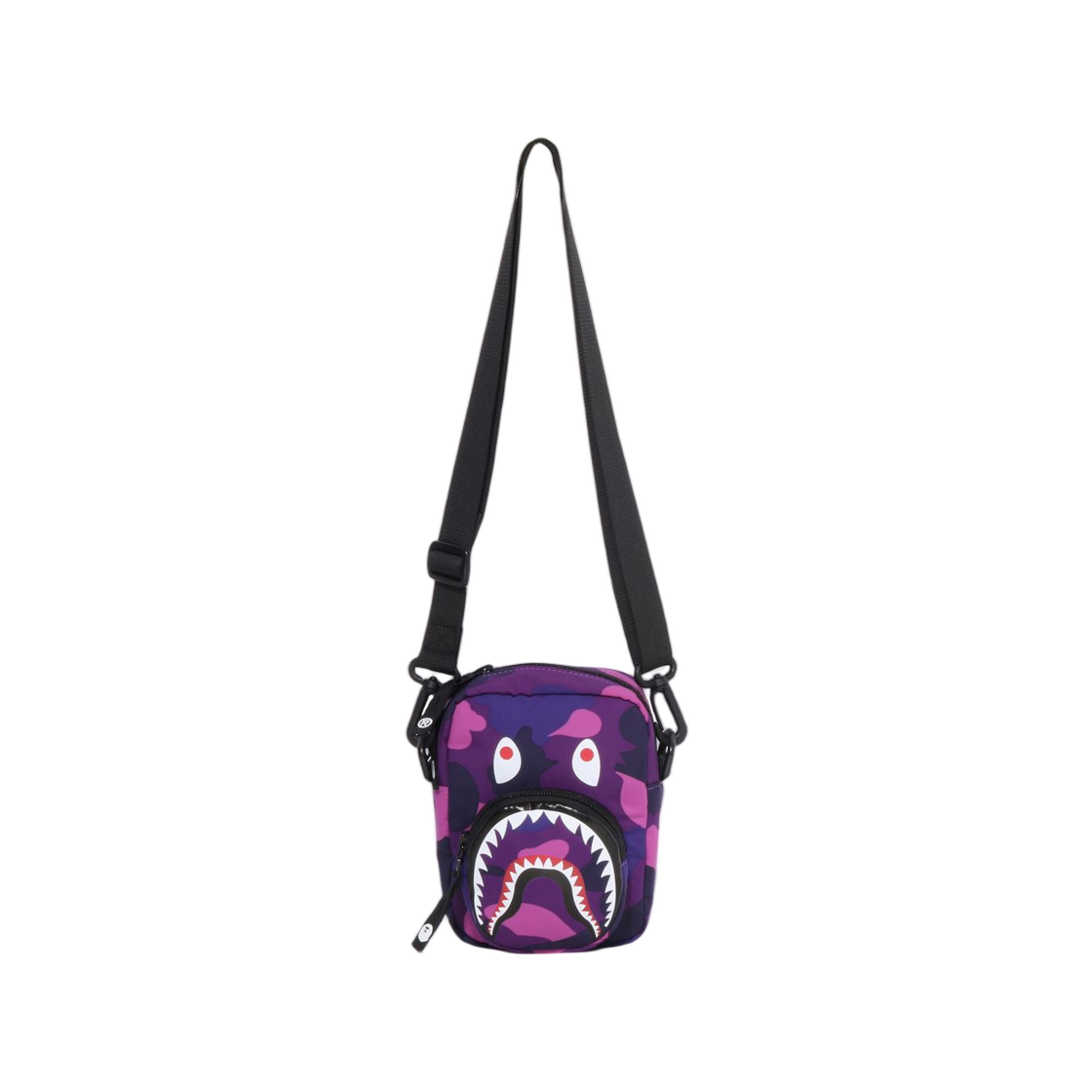 베이프 컬러 카모 샤크 미니 백 퍼플(BAPE Color Camo Shark Mini Bag Purple) - 1