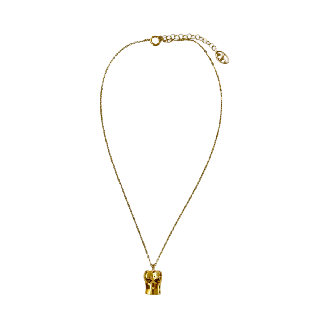 어거스트하모니 어퍼 바디 네크리스 골드(August Harmony Upper Body Necklace Gold)