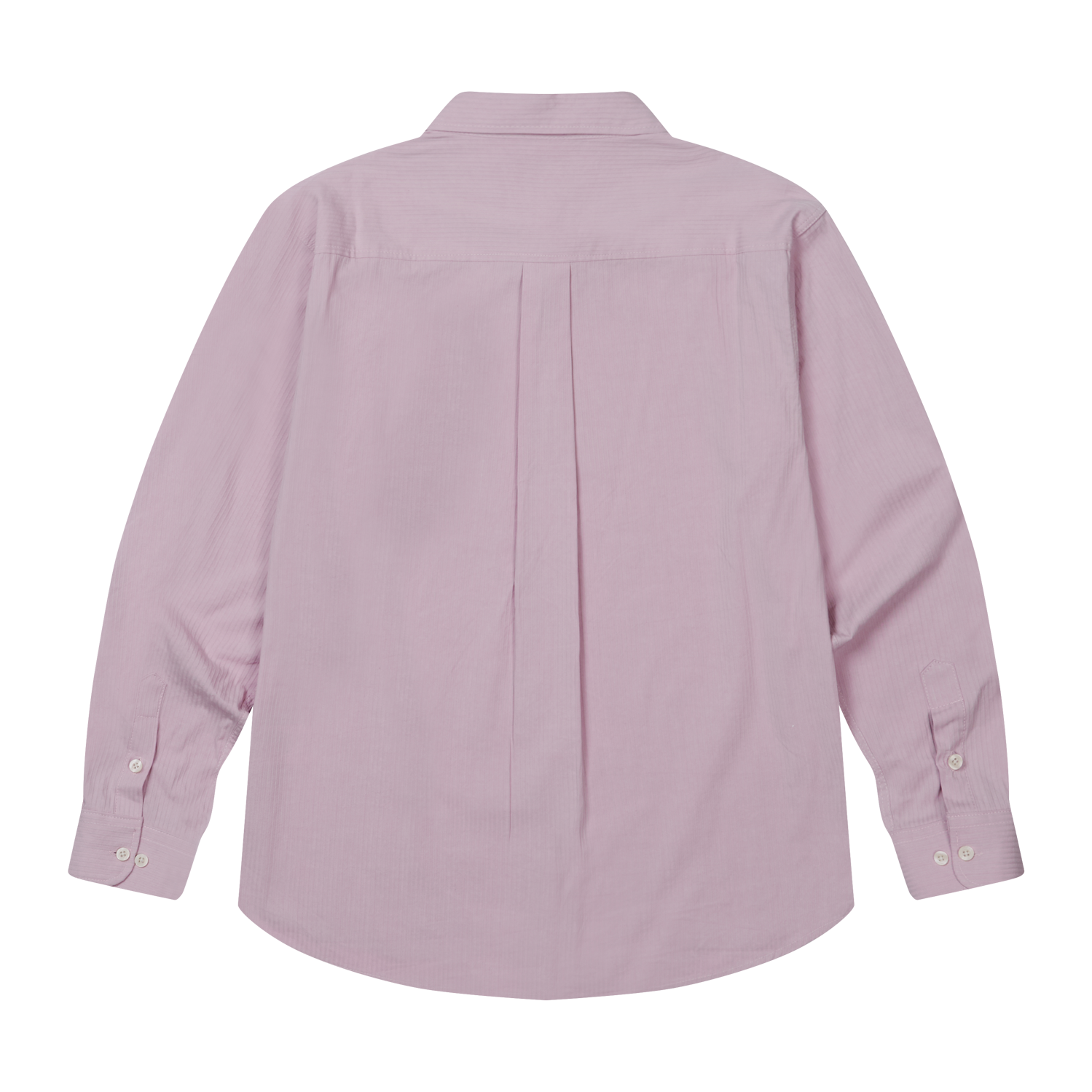 아모우 솔리드 스트라이프 바이오 셔츠 인디고 핑크(AMOU Solid Stripe Bio Shirts Indigo Pink) - 3