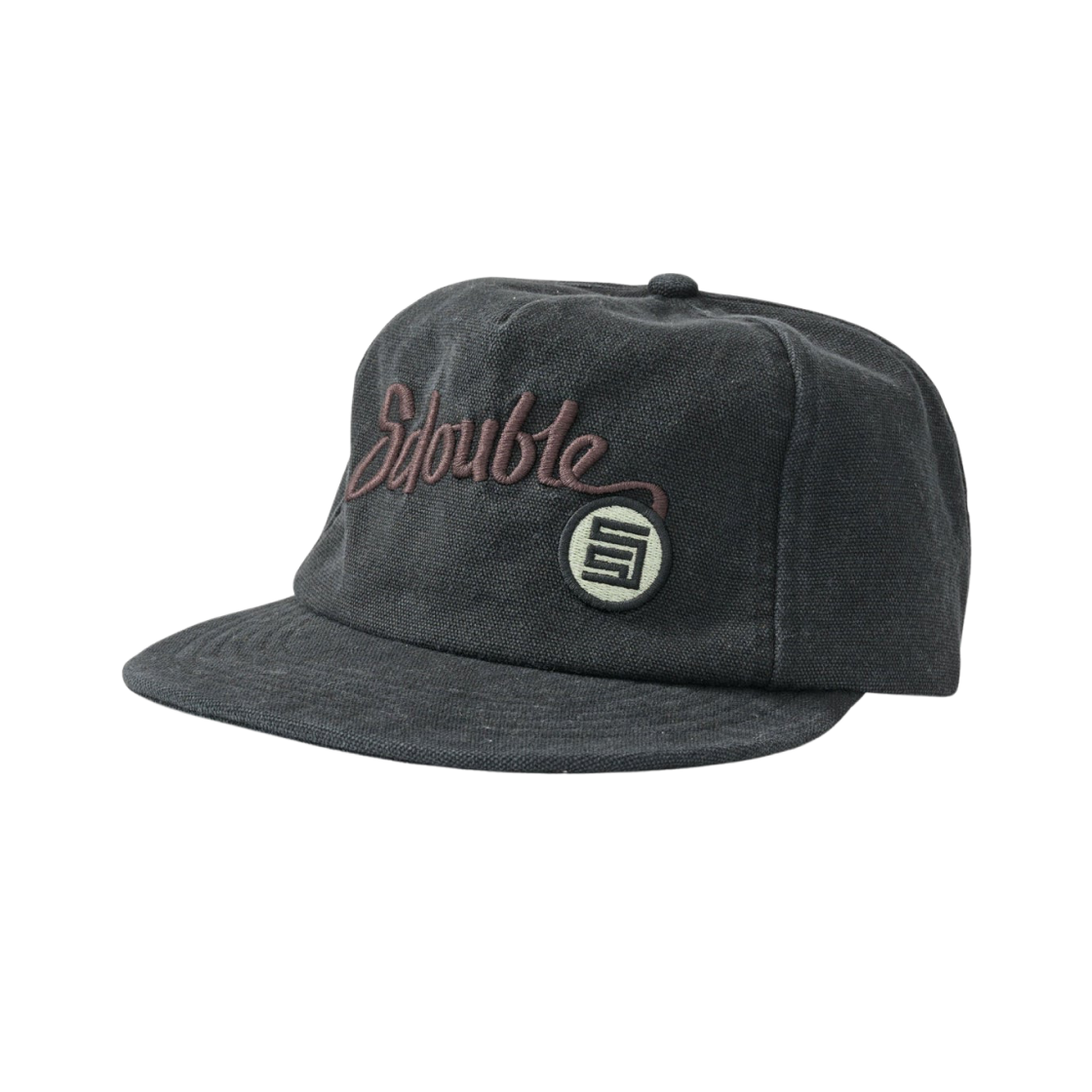 SD725S1001 S/Double Canvas Cap Black