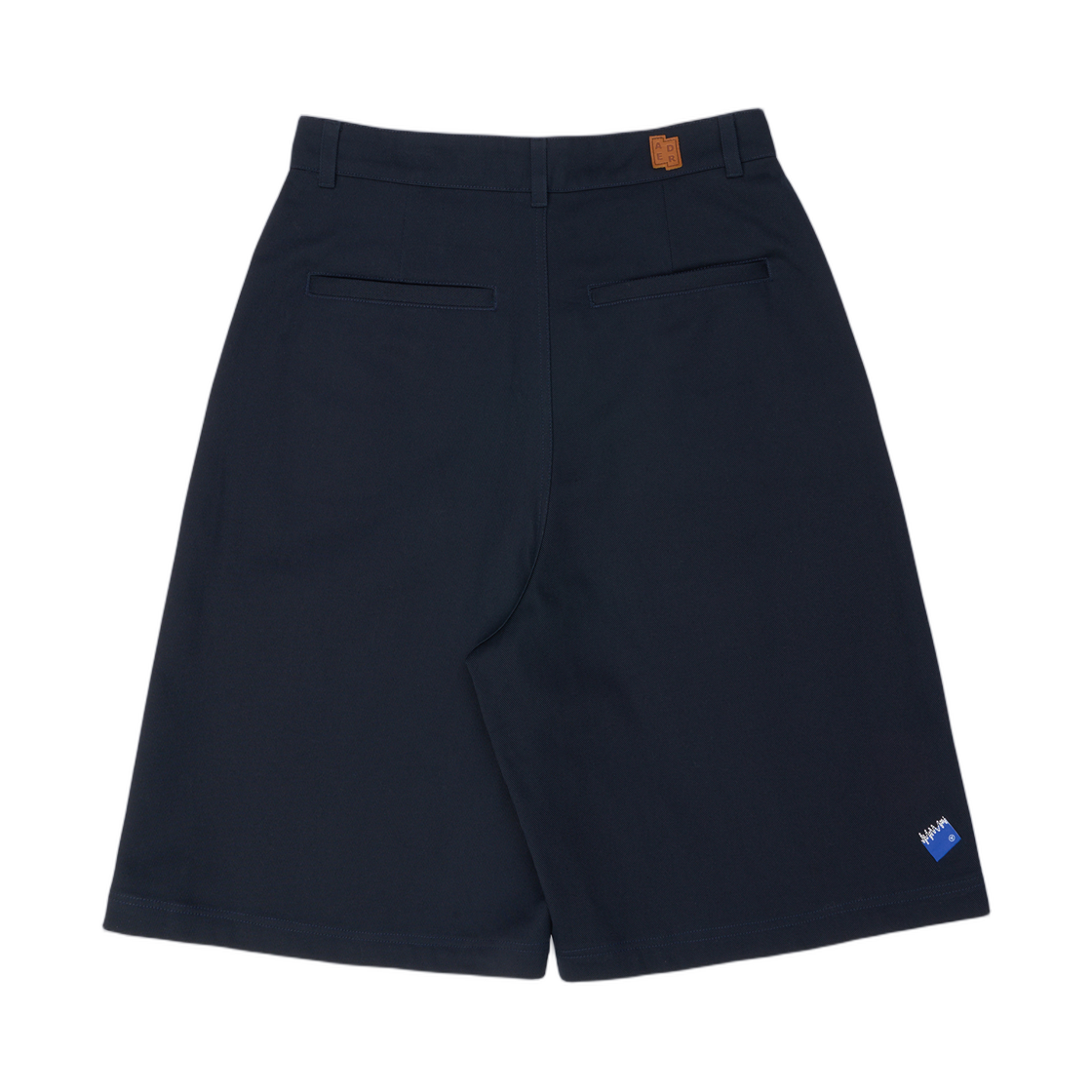 (W) 아더에러 시그니피컨트 BL 태그 쇼츠 1 네이비((W) Ader Error Sig; BL Tag Shorts 01 Navy) - 2