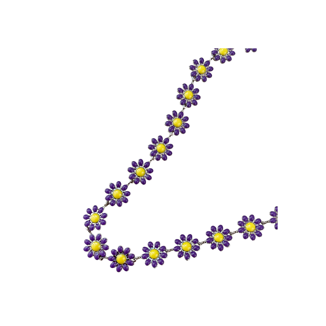 어거스트하모니 섬머 데이지 초커 퍼플(August Harmony Summer Daisy Choker Purple)