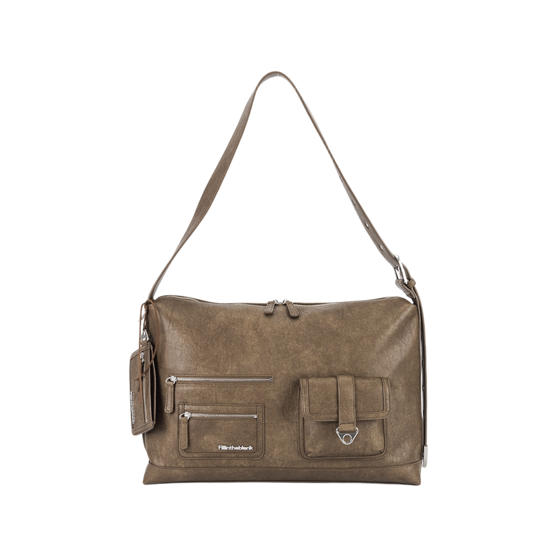 필인더블랭크 캐비넷 백 브라운(Fillintheblank Cabinet Bag Brown)
