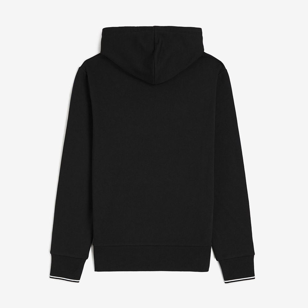 프레드페리 팁 후드 스웻셔츠 블랙(Fred Perry Tipped Hooded Sweatshirt Black) - 6