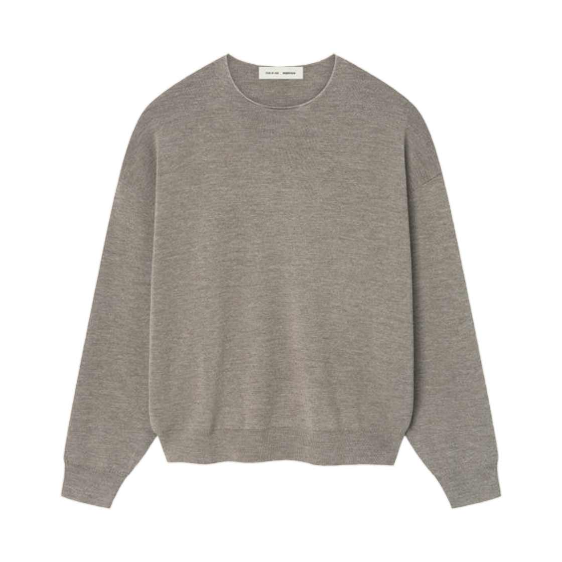 에센셜 메리노 크루넥 스웨터 홈스테드 헤더 - 25SS