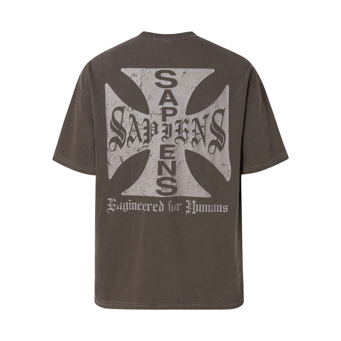 [KREAM 단독] 사피엔스 네오 사피엔스 오버핏 반팔티 피그먼트 브라운([KREAM 단독] Sapiens Neo Sapiens Over Fit Short Sleeves Pigment Brown)