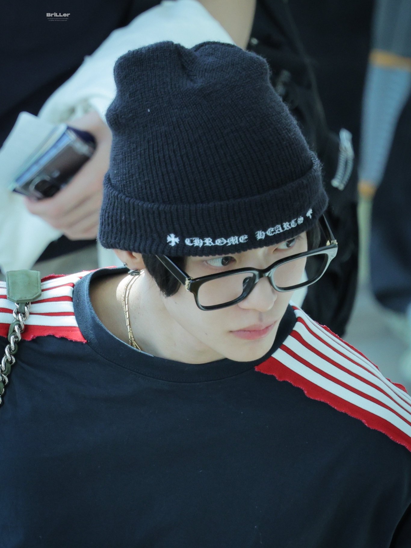 Chrome Hearts Wool Beanie Black White 착용 스타일 - 3
