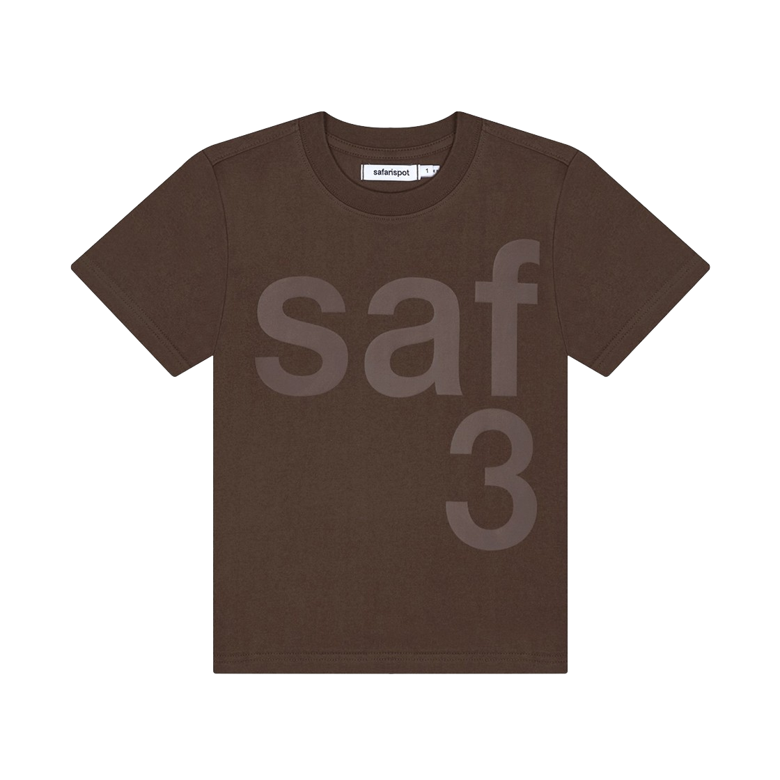 P0000BMW 1/2 Basic Safari Tee Brown