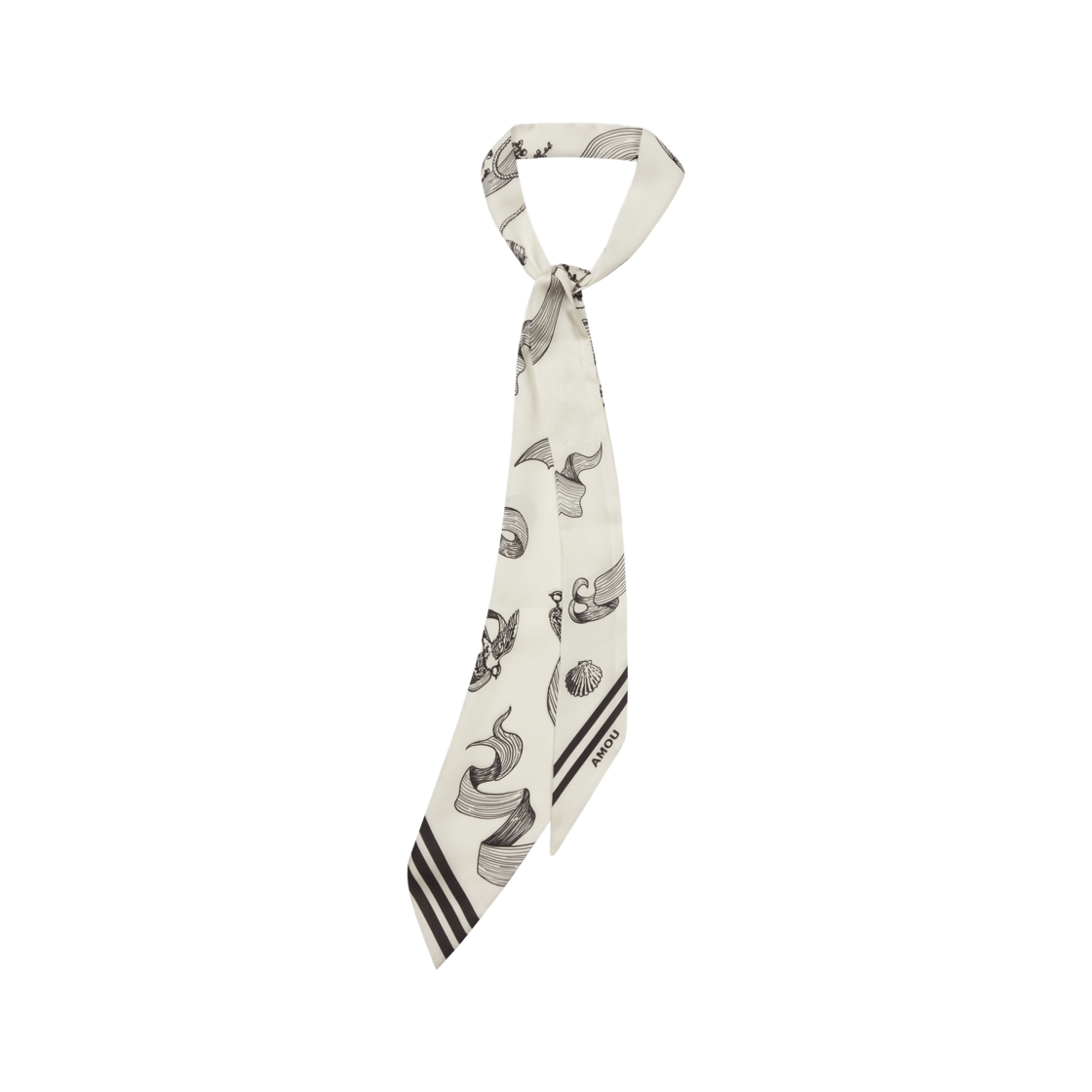 아모우 빈티지 타이 스카프(AMOU Vintage Tie Scarf)