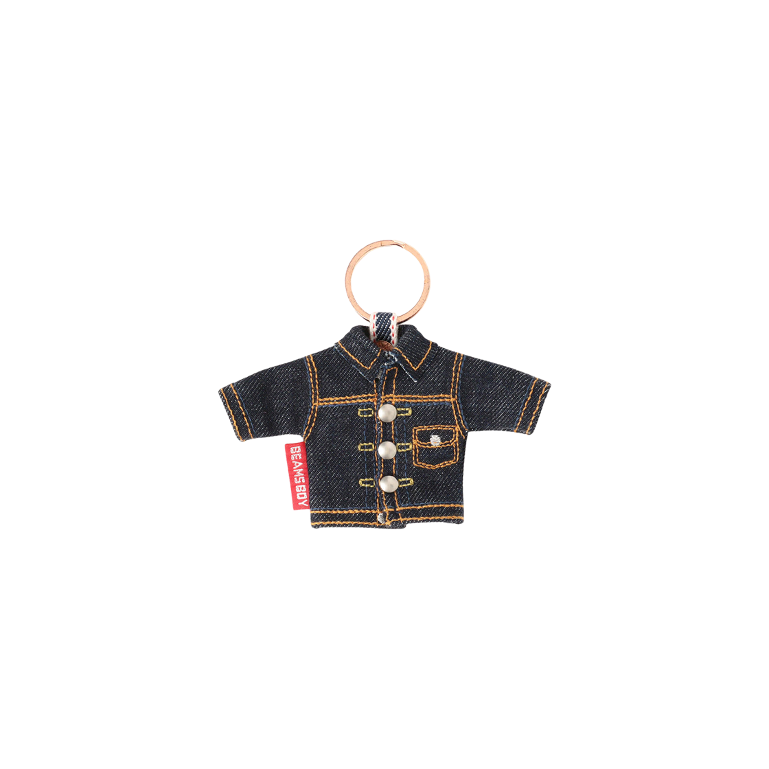 빔즈 보이 데님 자켓 키체인 데님(Beams Boy Denim Jacket Keychain Denim)