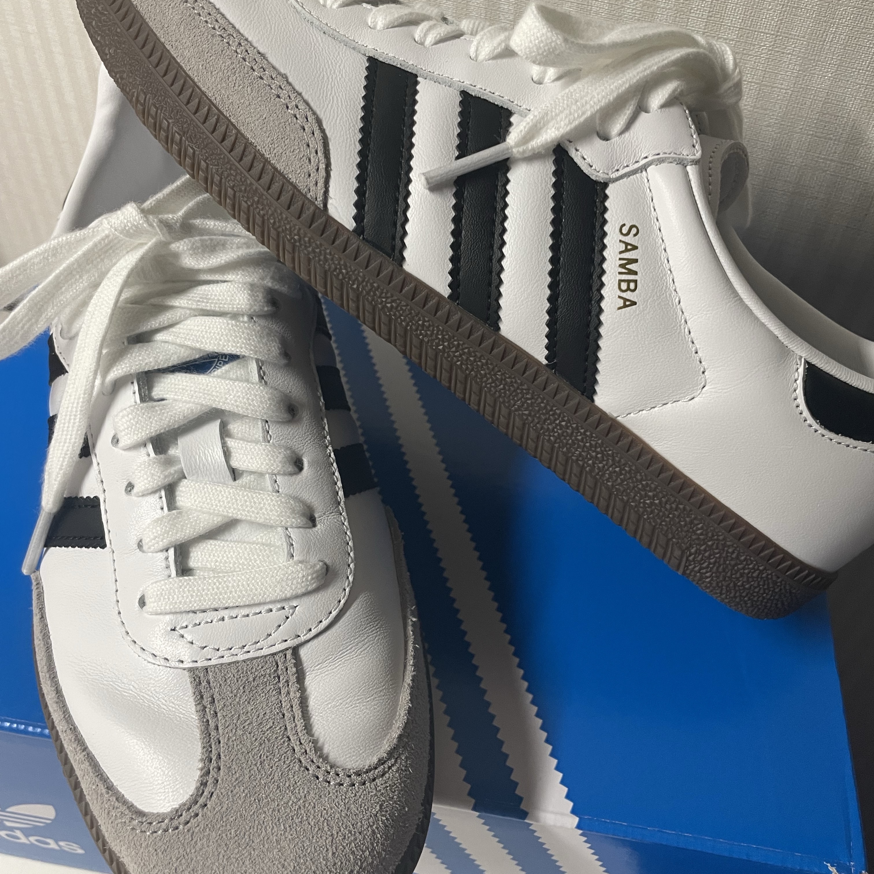 Adidas Samba OG Cloud White 착용 스타일