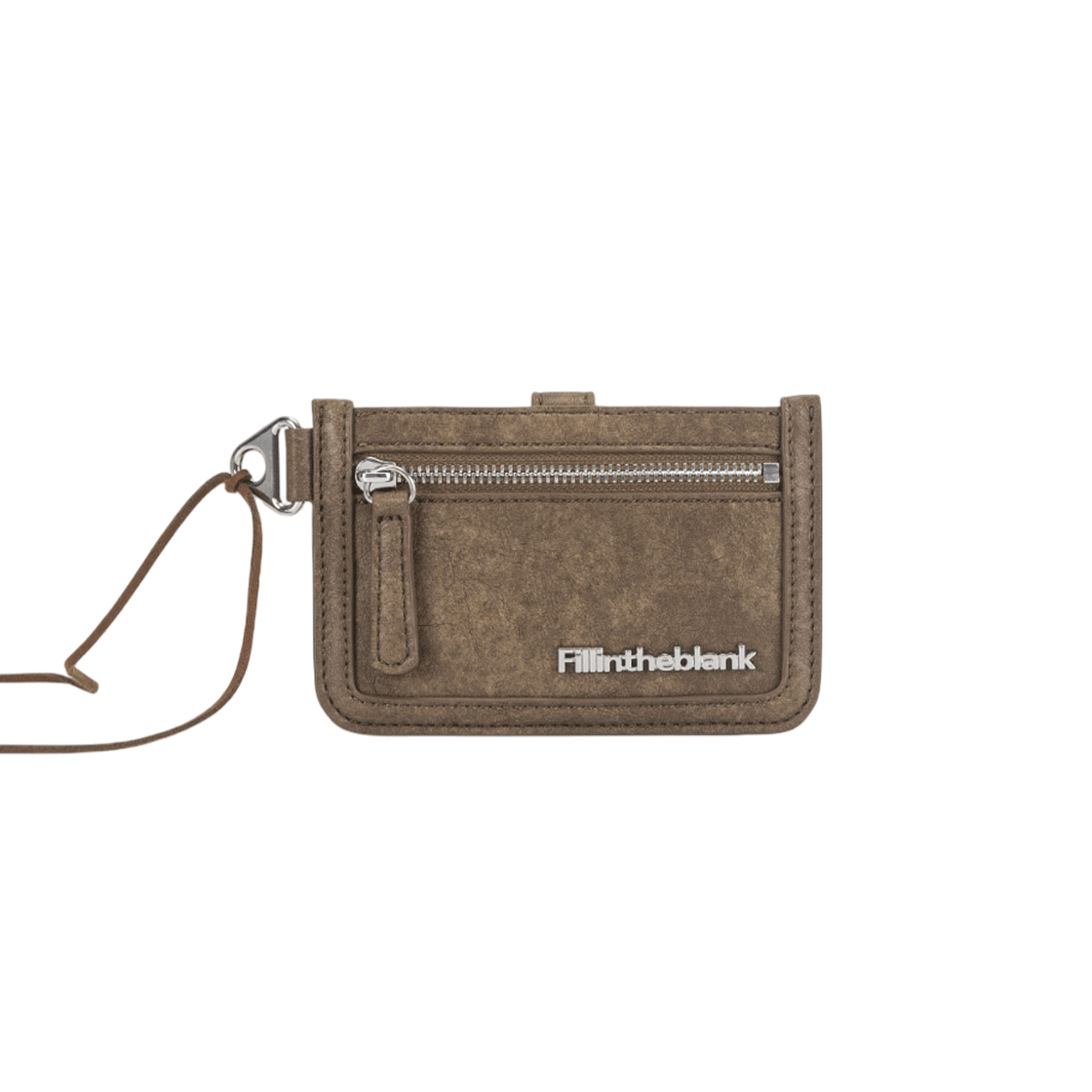 필인더블랭크 캐비넷 카드 월렛 브라운(Fillintheblank Cabinet Card Wallet Brown)