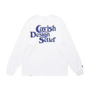 CAVISH Seller Logo Ls Tee White