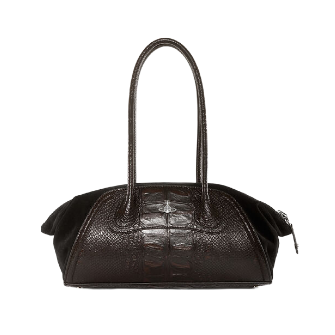 4703000LW-C006K Vivienne Westwood Shirley Small Holdall Brown Black