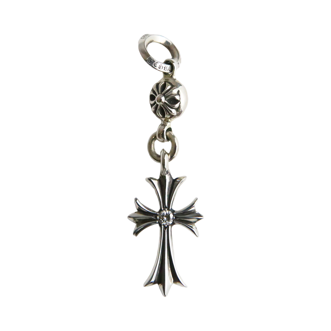 120 100 003 Hansroom Chrome Hearts ONE Ball Tiny Cross Charm 1P Dia