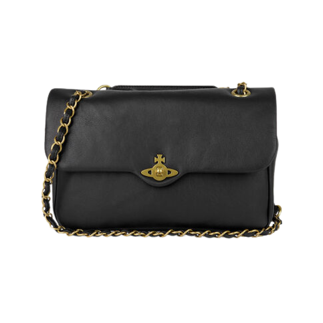 46020005W-L00BZ Vivienne Westwood Anita Medium Shoulder Bag Black
