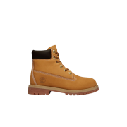 (JR) Timberland 6 Inch Premium Yellow Waterproof Worker Boot Wheat Brown - Wide