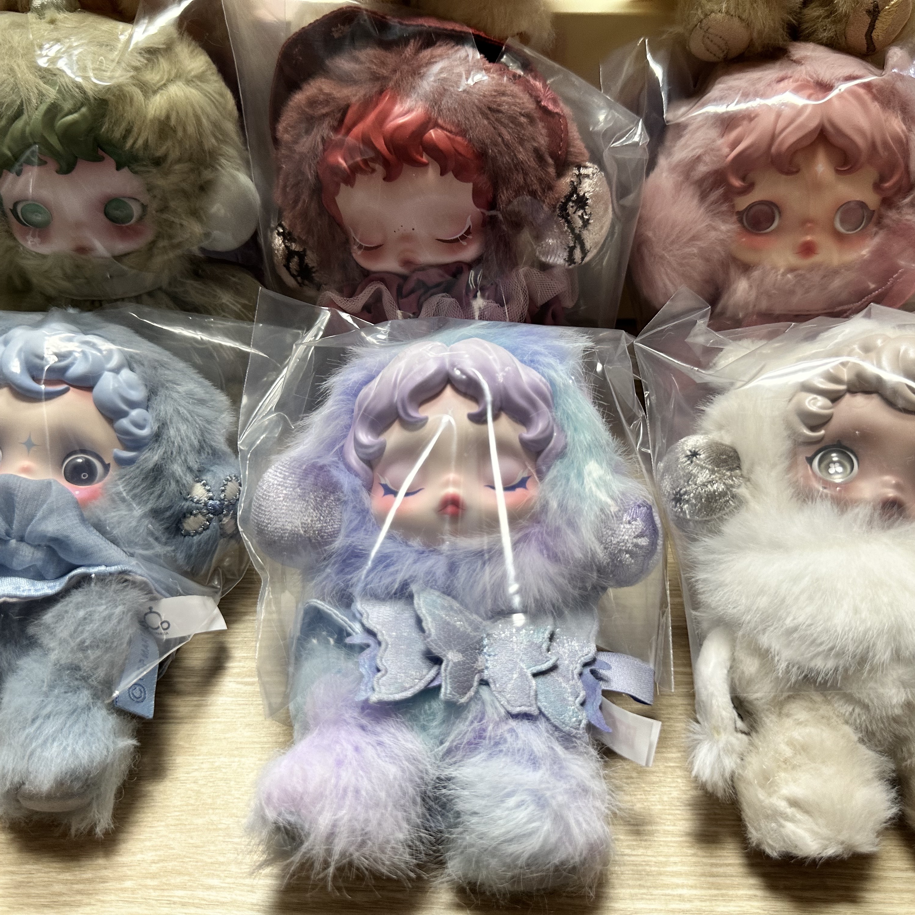 Pop Mart Skullpanda L’Impressionnisme Series Plush Doll (9 Blind Boxes) 착용 스타일 - 2