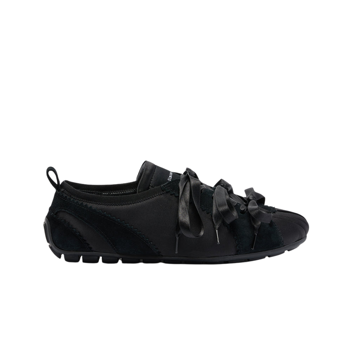 BPT4-0755 (W) Simone Rocha Ballerina Grip Trainer Black