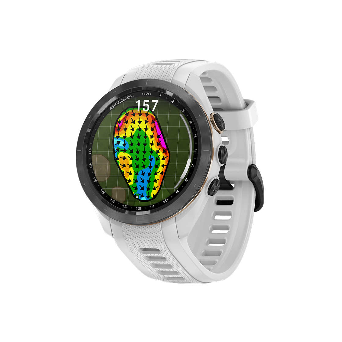 [10% 적립] 가민 어프로치 S70 GC 골프 GPS 스마트워치 42mm 화이트([10% 적립] Garmin Approach S70 GC Golf 42mm White)
