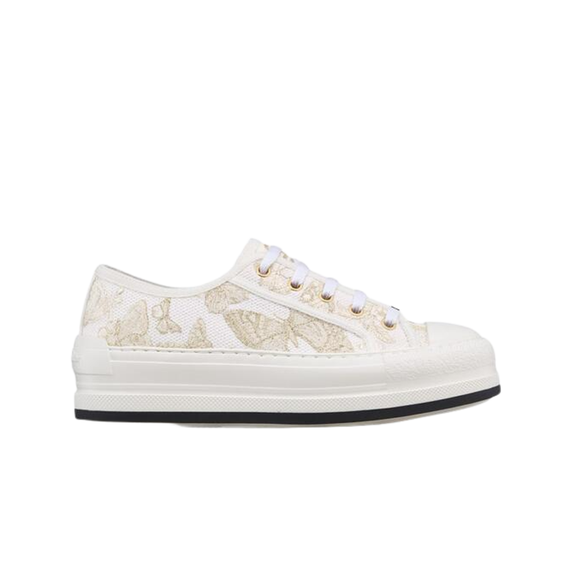 KCK385ESR-S49K (W) Dior Walk'N'Dior Platform Sneakers White