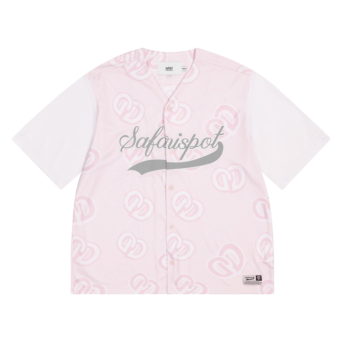 사파리스팟 X 베어스 하트 져지 - 핑크(Safarispot X BEARS Heart Jersey - Pink)