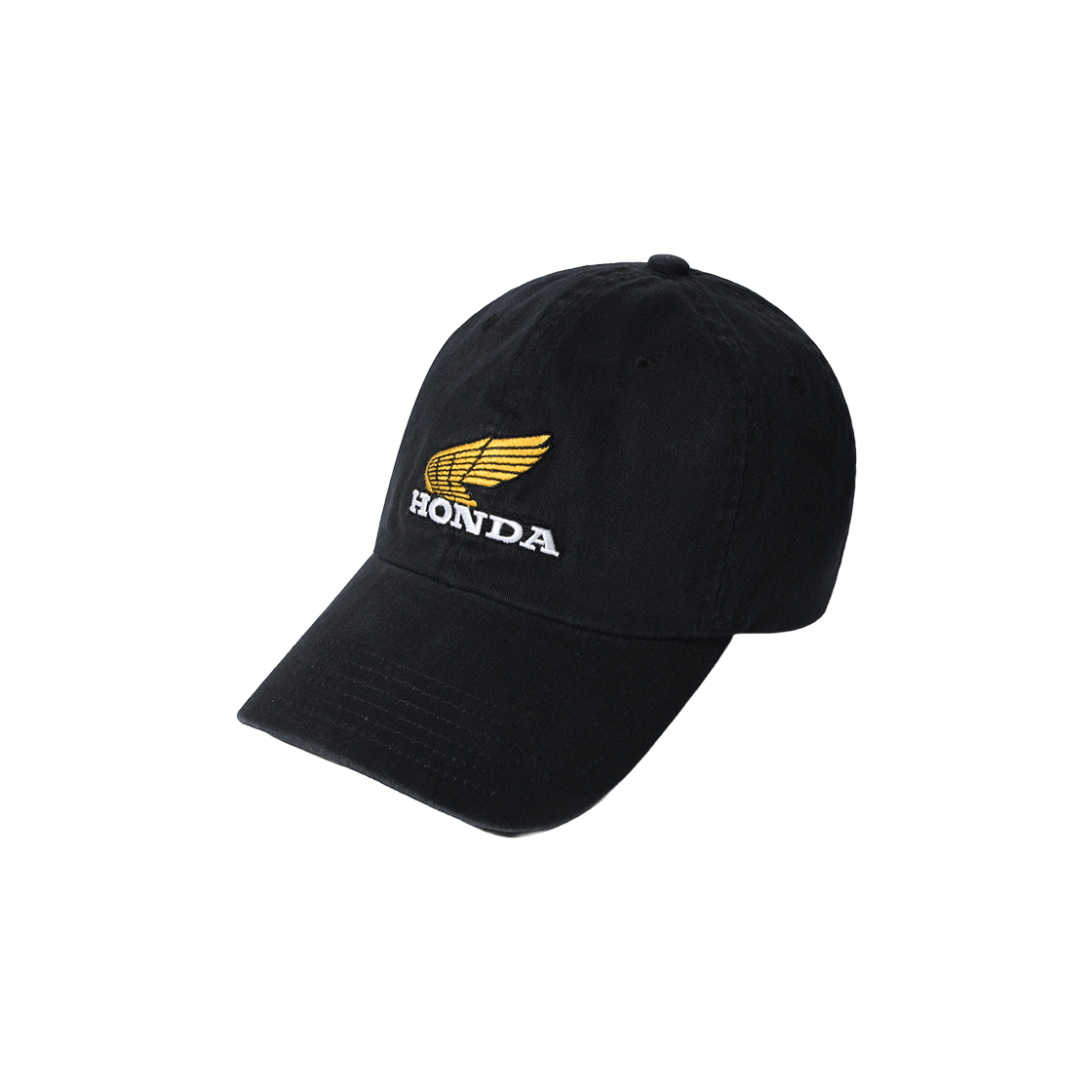 혼다 빈티지 올드 윙 로고 캡 블랙(Honda Vintage Old Wing Logo Cap Black)