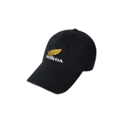 Honda Vintage Old Wing Logo Cap Black