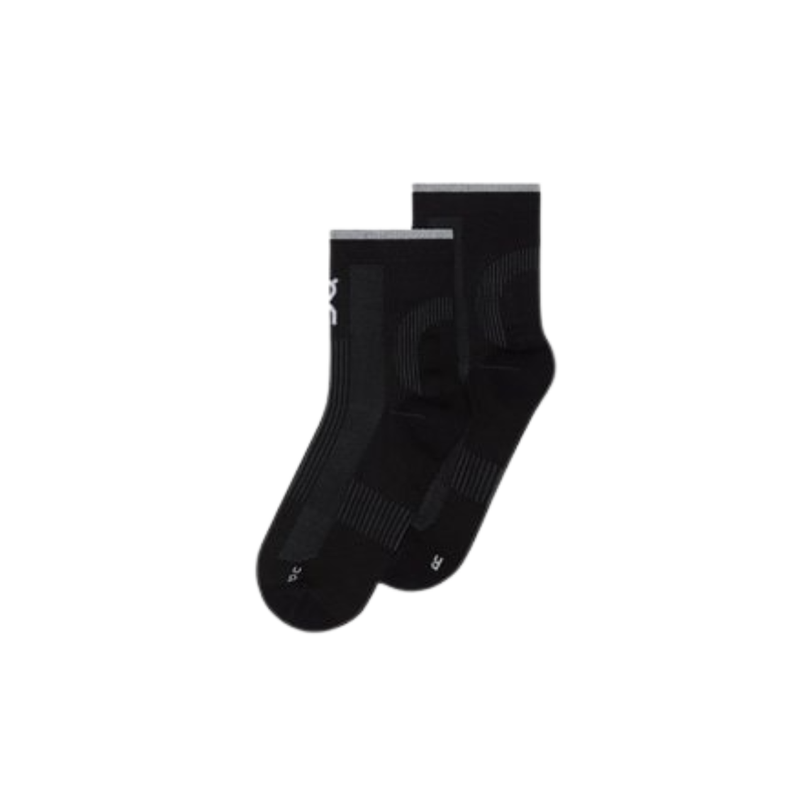 온 러닝 퍼포먼스 런 미드 삭스 블랙 이클립스(On Running Performance Run Mid Socks Black Eclipse)