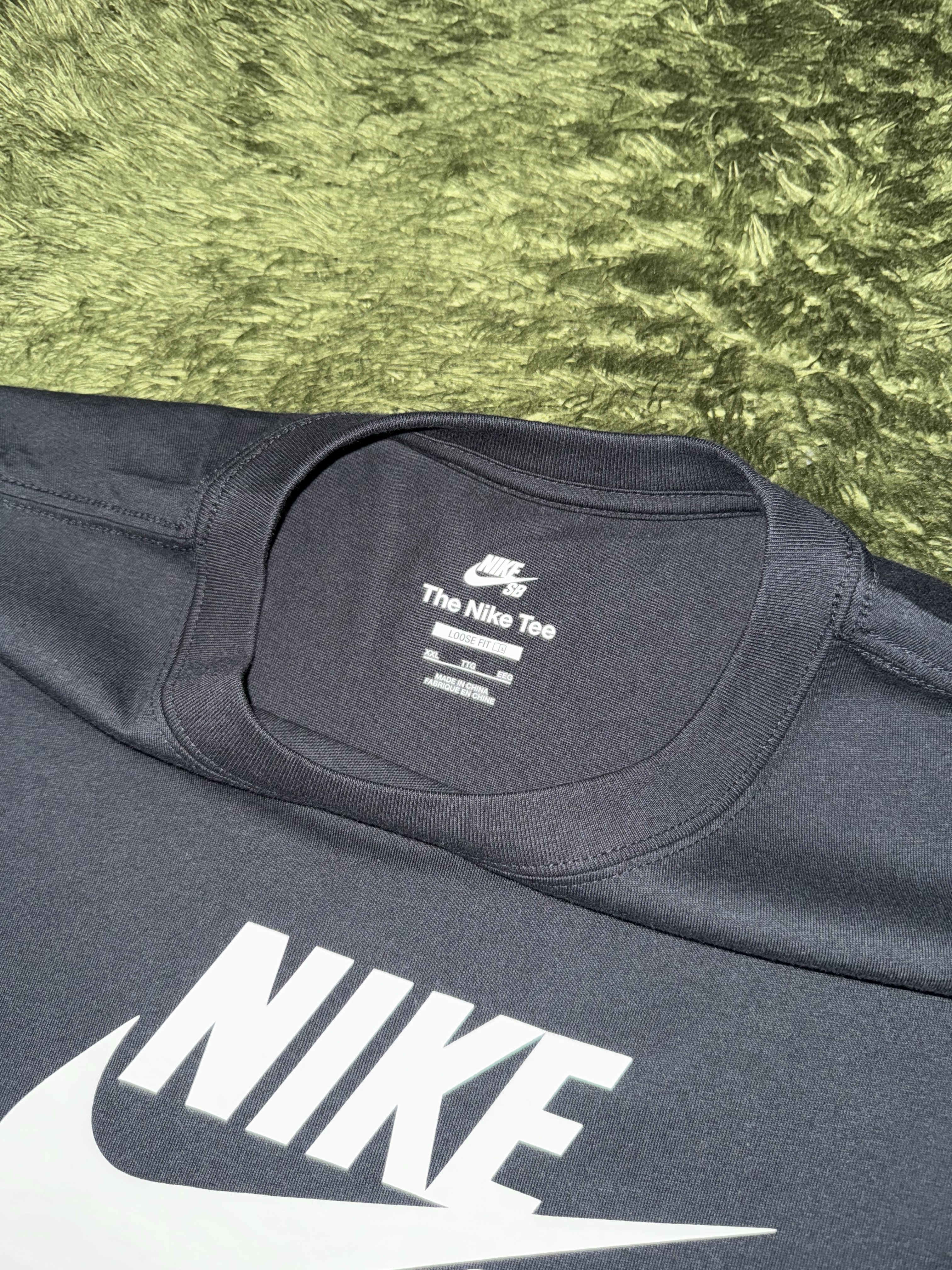 Nike SB Logo Skateboarding T-Shirt Black - Asia 착용 스타일 - 3