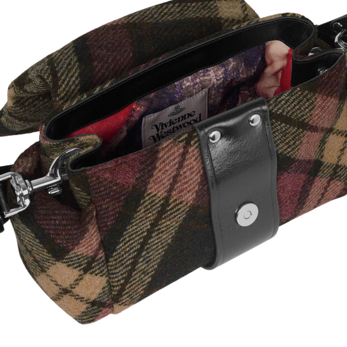 비비안 웨스트우드 헤이즐 트레져 핸드백 라이트 체크(Vivienne Westwood Hazel Treasure Handbag Light Check) - 3