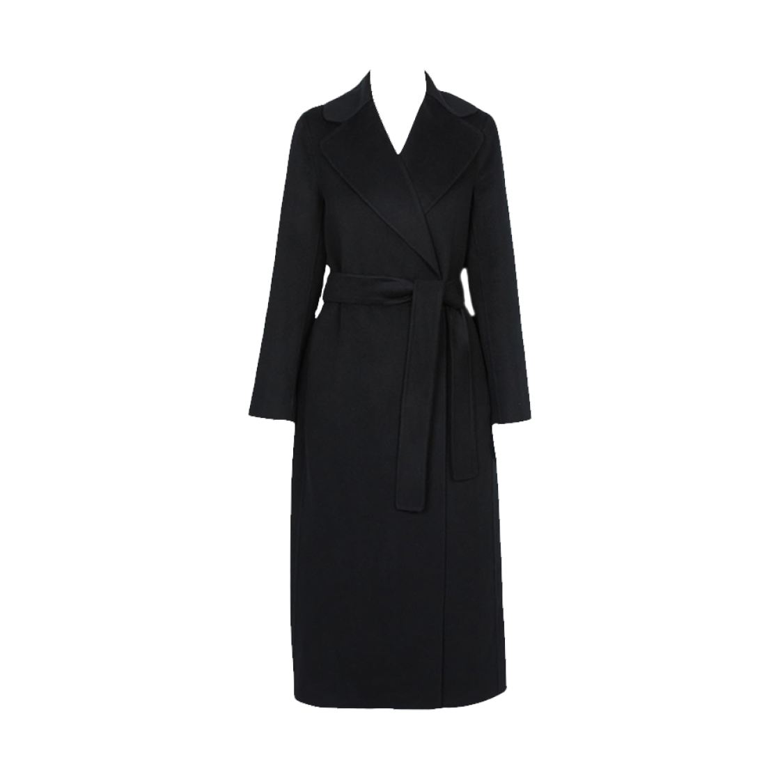 (W) S 막스마라 파올라 코트 블랙((W) S Max Mara Coat Black) - 1