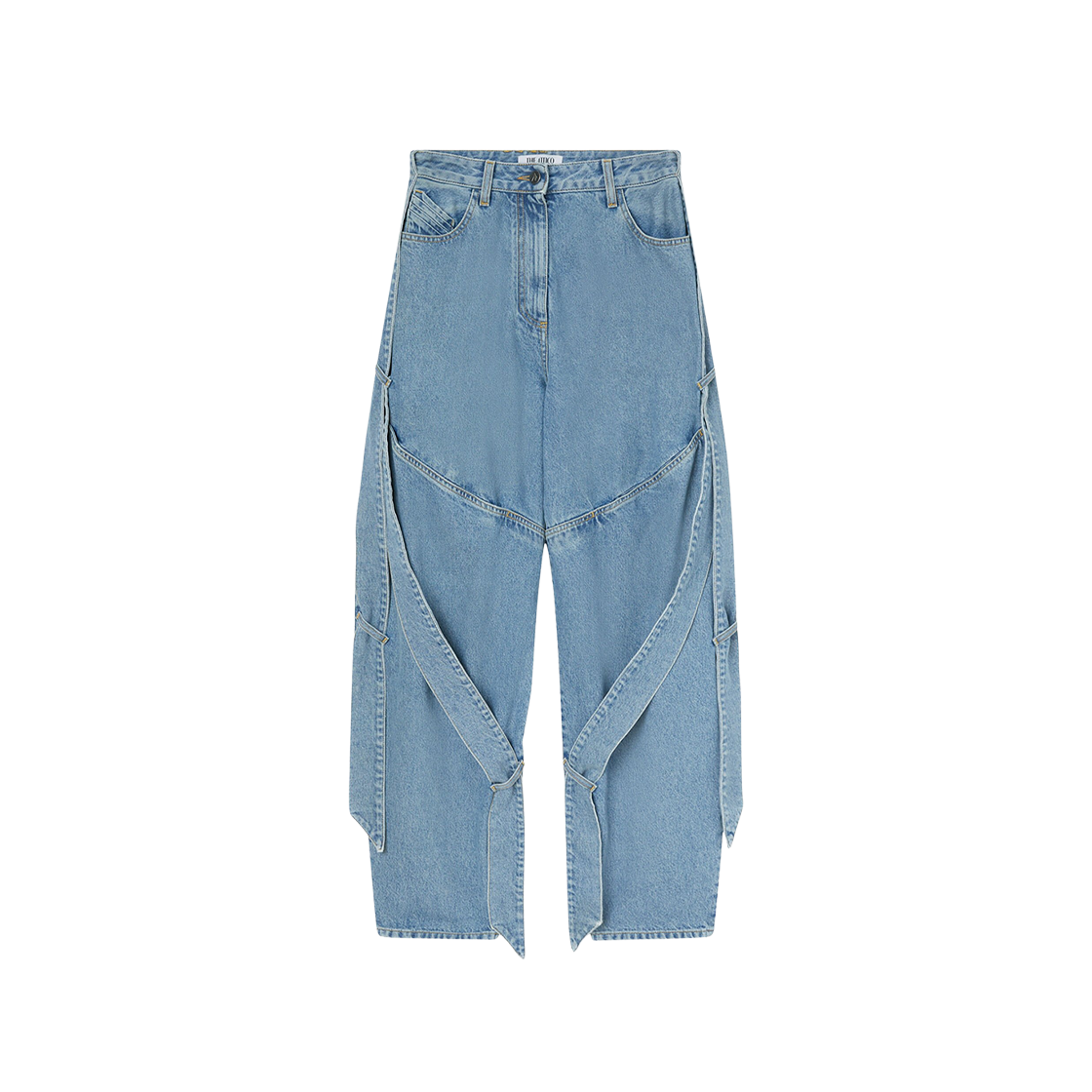 (W) 디 아티코 롱 팬츠 스카이 블루((W) The Attico Long Pants Sky Blue)
