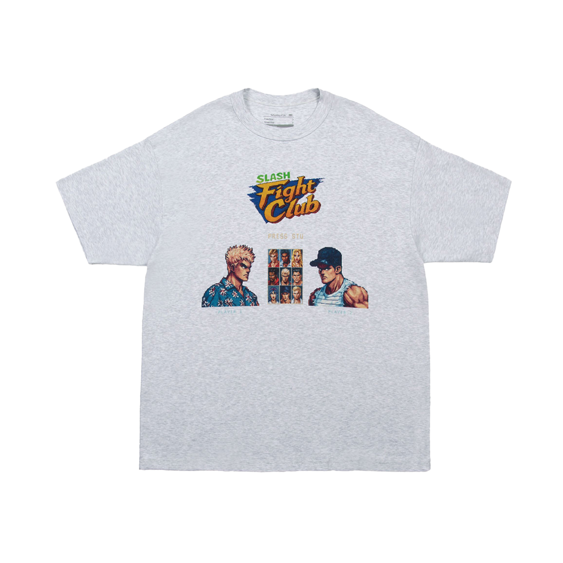 에스티유 파이트 클럽 티셔츠 멜란지 그레이(STU Fight Club T-Shirt Melange Grey)